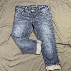 Size 32 | Women’s Vintage 90's Parasuco Denim Capris